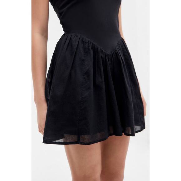 Urban Outfitter’s Silence + Noise  Juliette Sleeveless Fit & Flare Minidress - Picture 3 of 10